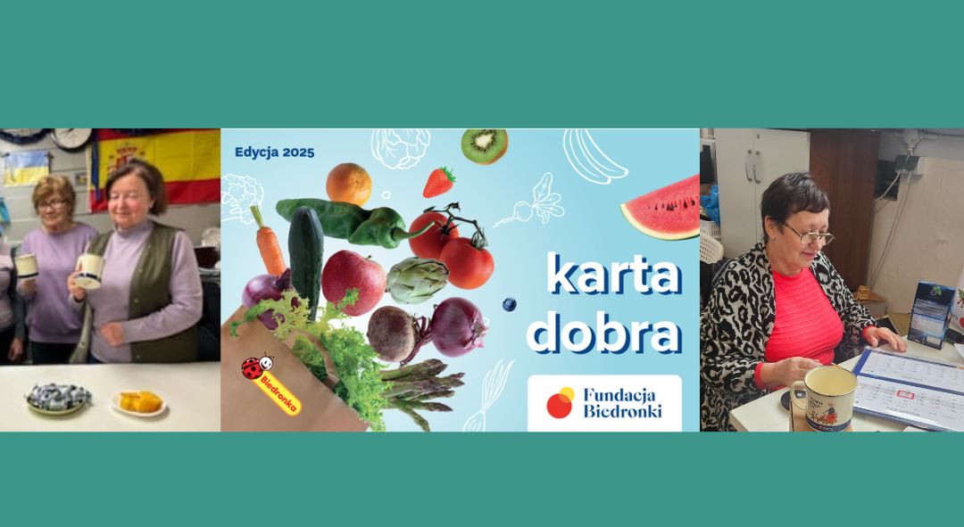 „Karta Dobra” 2025/2026 dla Seniora. Pomagamy z Fundacją Biedronki.